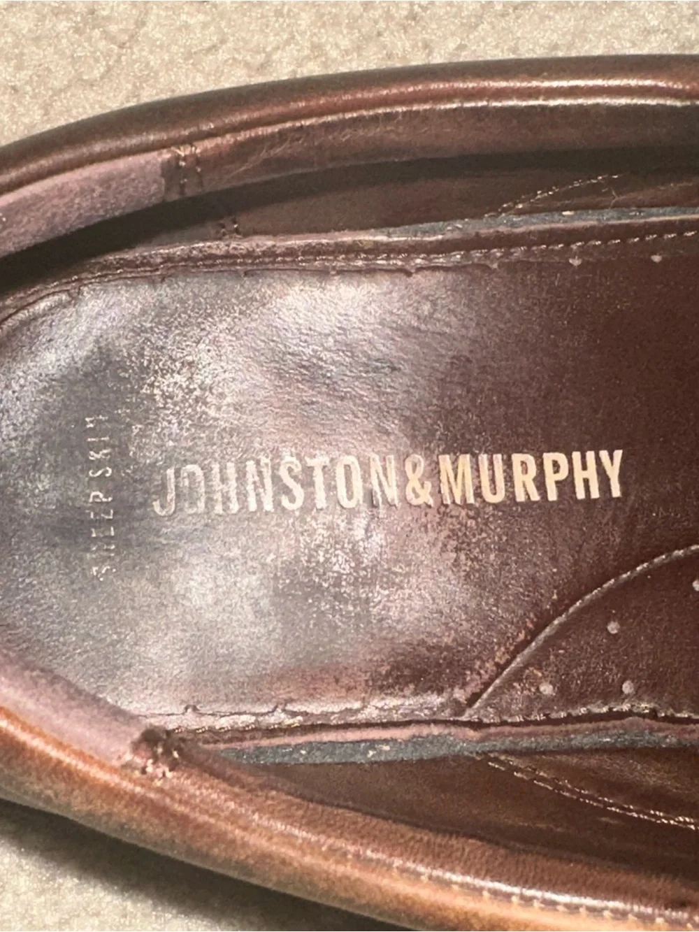 Johnston & Murphy Brown Leather Derby Shoes